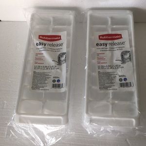 Rubbermaid Easy Release 4 Ice Cube Trays BPA Free